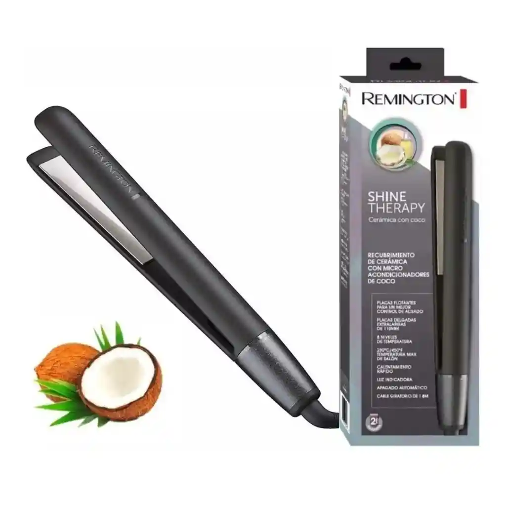 Remington Plancha Cabelloceramica Coco