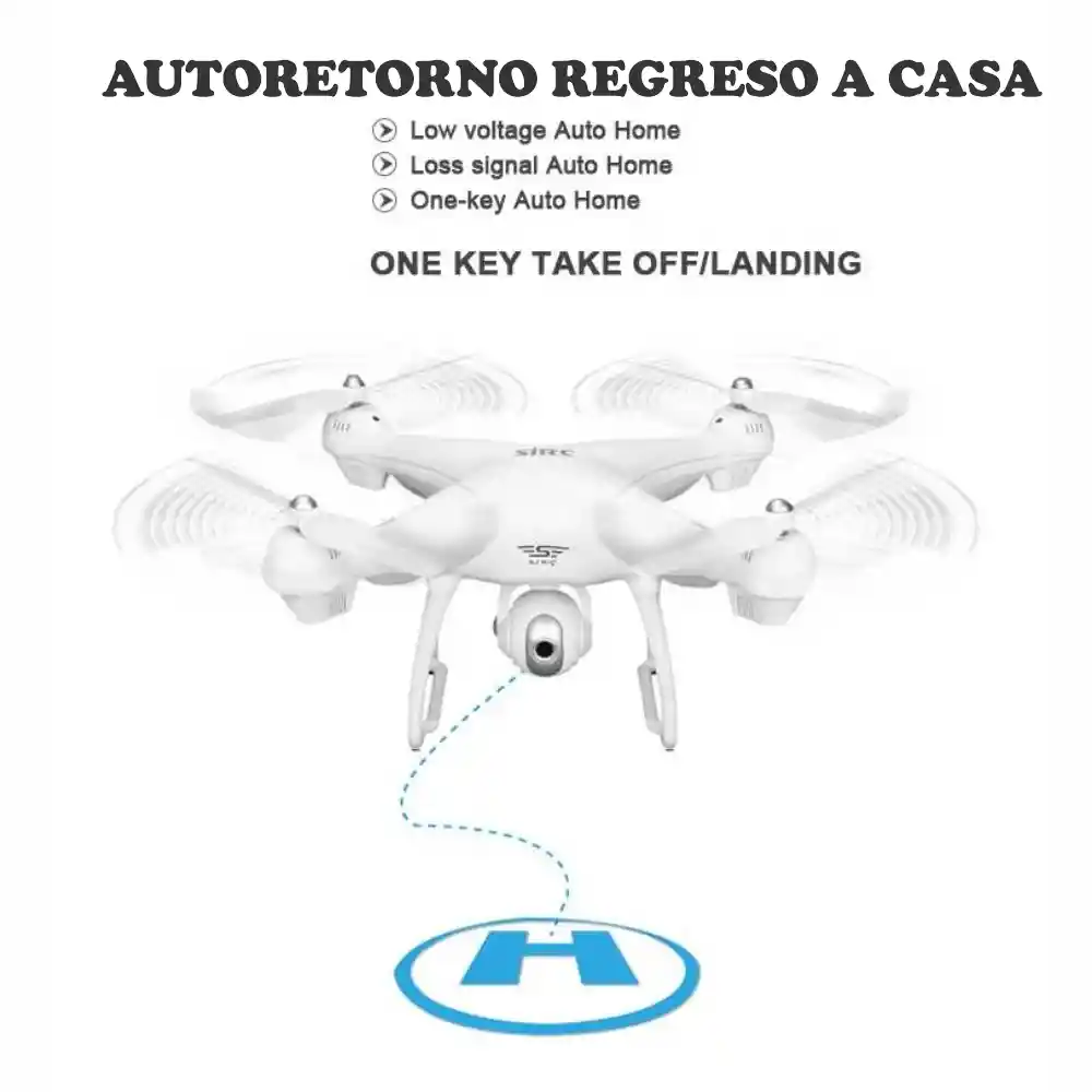 Drone Profesional Sjrc S70w 1080p Gps Sigueme Auto Retorno