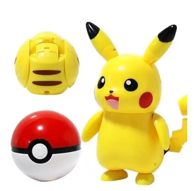 1 Figura De Pokemon Y Pokebola De Bolsillo