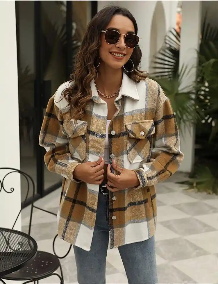 Chaqueta Brooklyn Miel Talla M/l