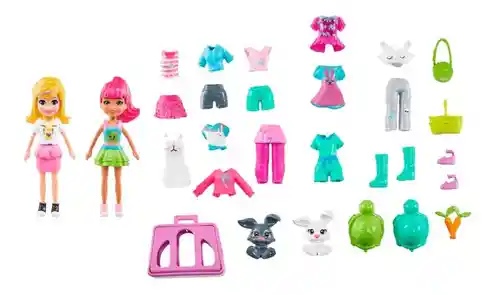 Set De Polly Pocket Conjunto De Animales Adorables Ggj48