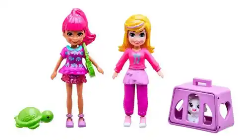 Set De Polly Pocket Conjunto De Animales Adorables Ggj48