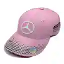 Gorra Marca Carro Mercedes-benz Rosa Golf Beisbol Cachucha Deportiva