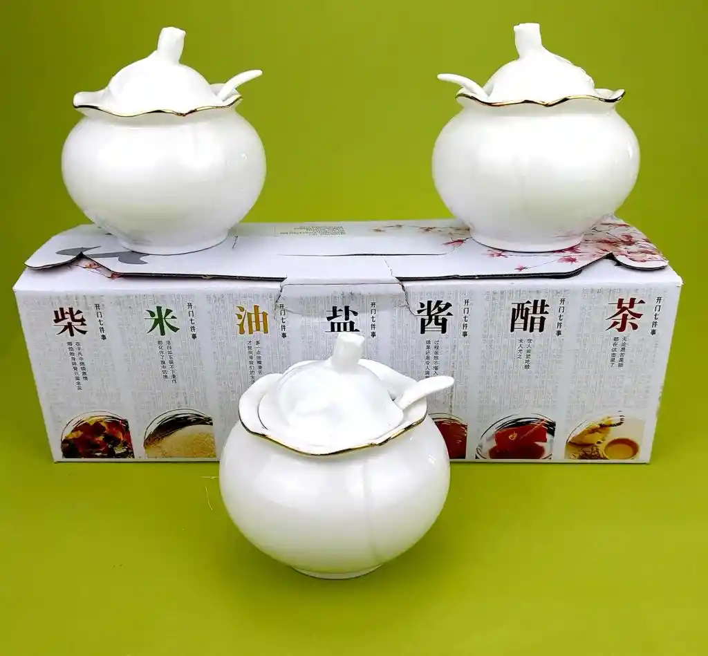 Azucareras Porcelana X3