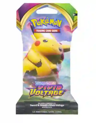 Pokemon™ Tcg: Paquete De Refuerzo De Voltaje Vívido De Espada Y Escudo