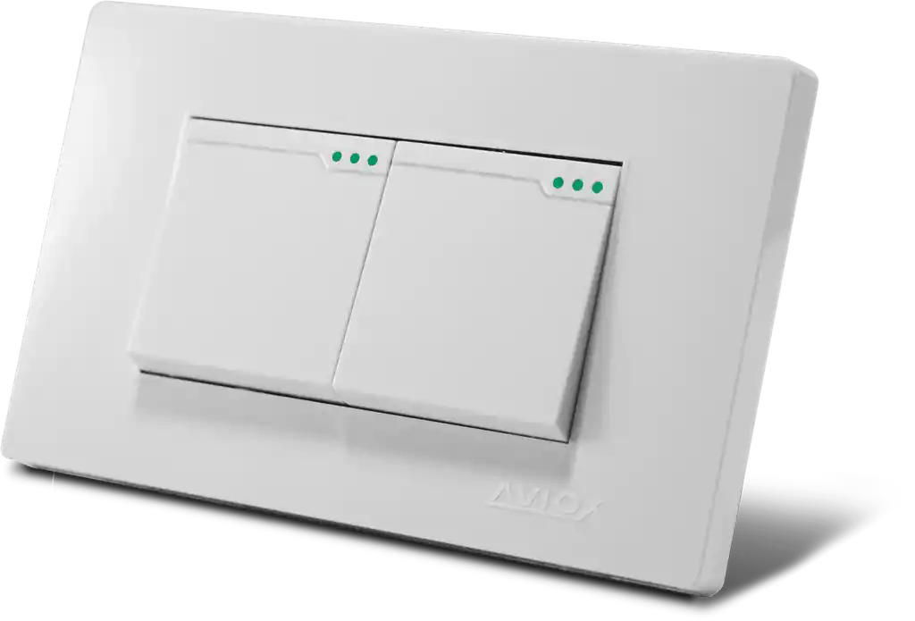 Swiche Doble 3 Vias Blanca Grande - Aviox