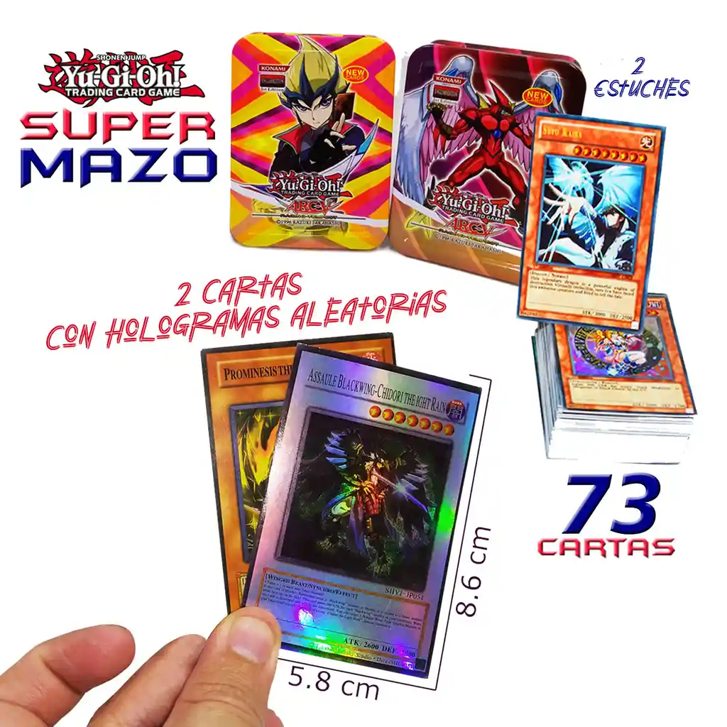 Yu Gi Oh Arc-v Cartas Colección Super Mazo Juegos Juguetes