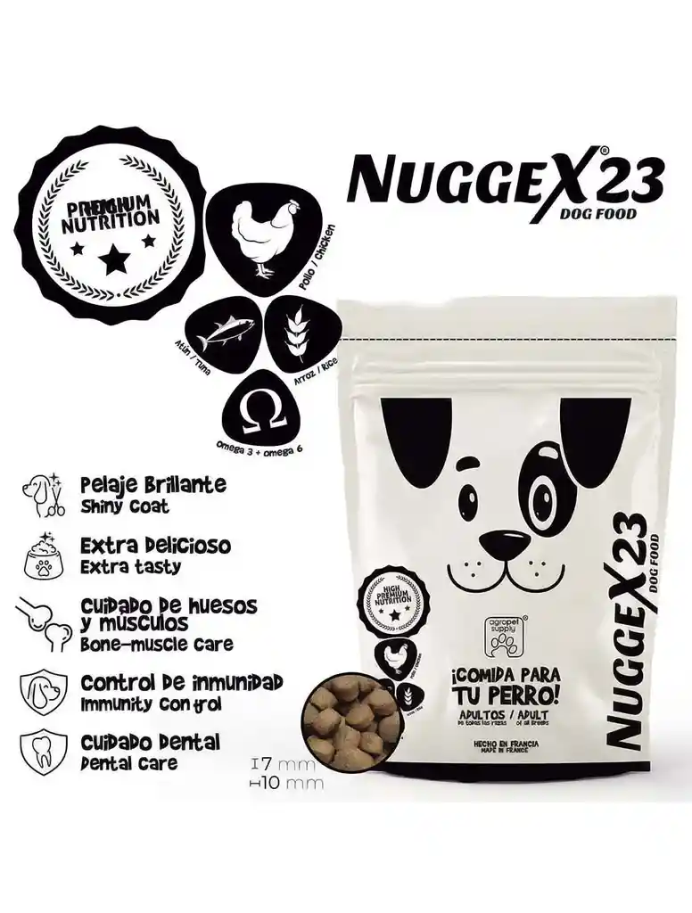 Nuggex 23 Perros 1 Kg