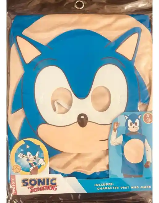 Disfraz De Sonic Character Vest