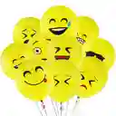 Globos Emojis Emoticones * 10 Unidades, R12, Bombas