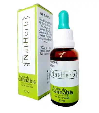 NAT HERB Aceite De Cannabiscbd 30Ml