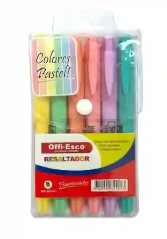 Offiesco Resaltador Pastel X6 Oe 530