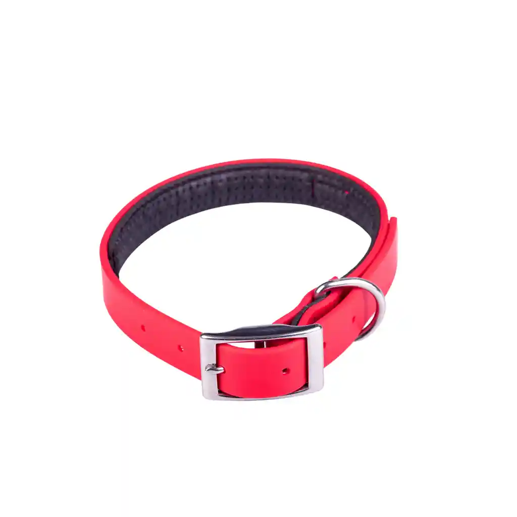 Al Torno Collar Sintetico Talla M Rojo