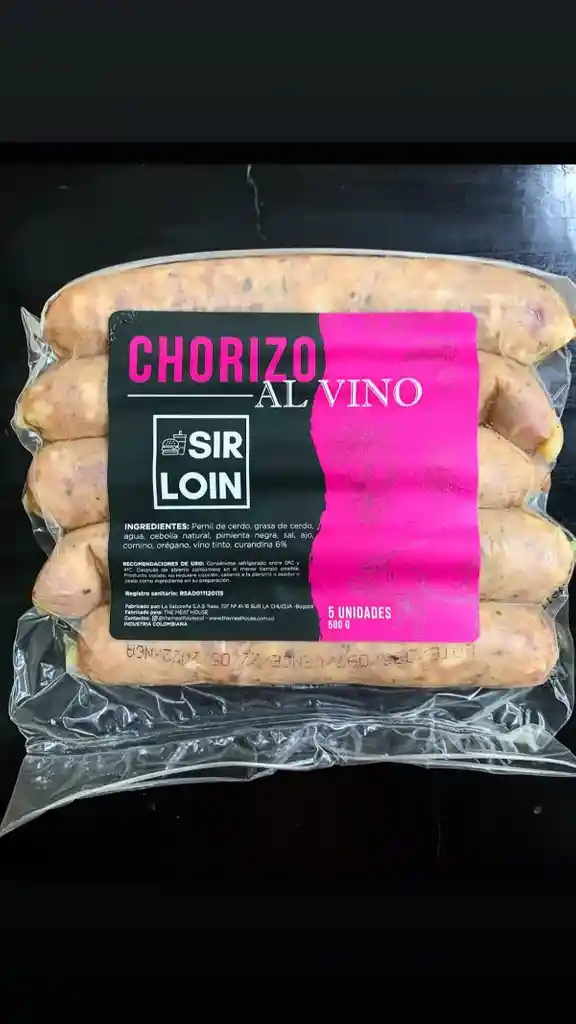Chorizo Sirloin Al Vino