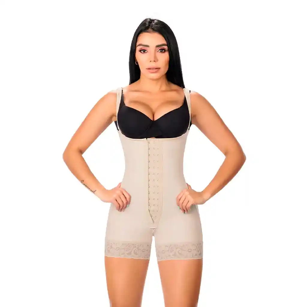 Faja Forma Tu Cuerpo Talla Xs Media Pierna Con Gafete Central