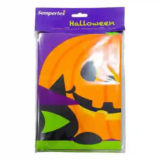 Mantel Plastico Rectangular Halloween Sempertex 7703340398525