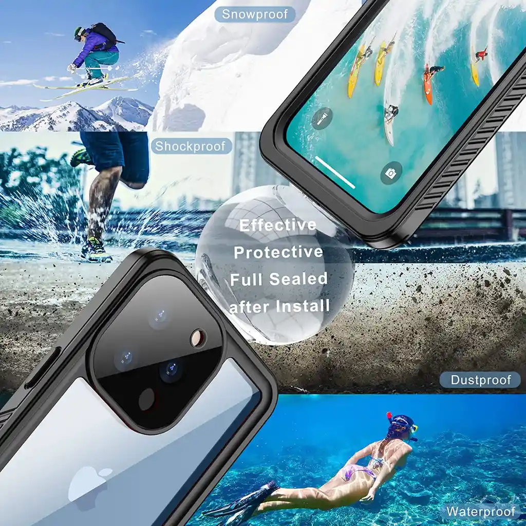 iPhone Forro Estuche Funda 360 Case Sumergible13 Pro Max