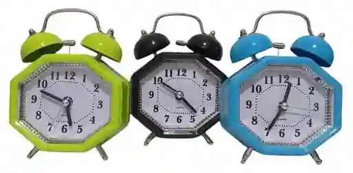 Reloj Despertador Campana Color