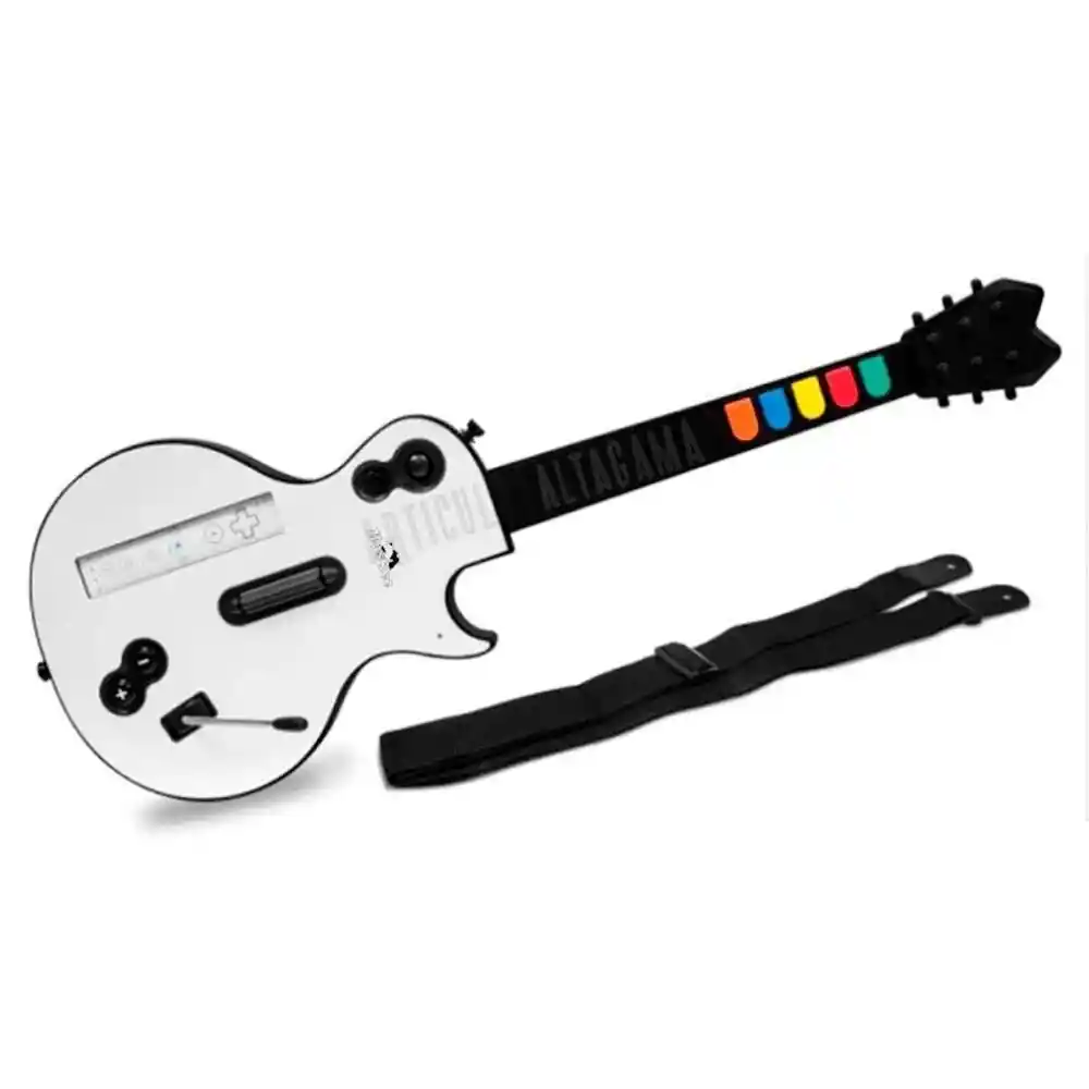 Guitarra Huskee Para Nintendo Wii