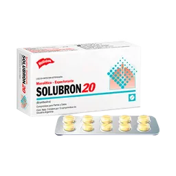 Solubron 20 Blister 10 Tabletas