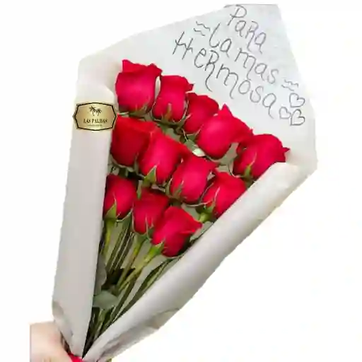 Bouquet O Ramo X12 Rosas Rojas