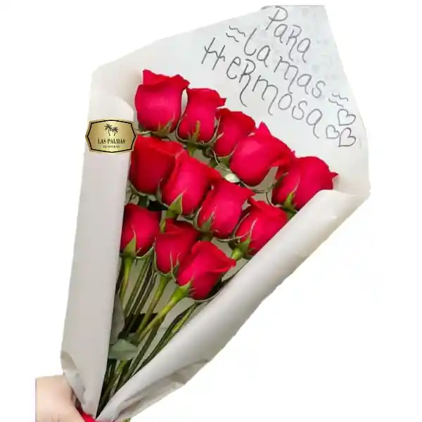 Bouquet O Ramo X12 Rosas Rojas