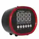 Radio Reloj Despertador Fm Con Bluetooth Memoria Usb Microsd Recargable