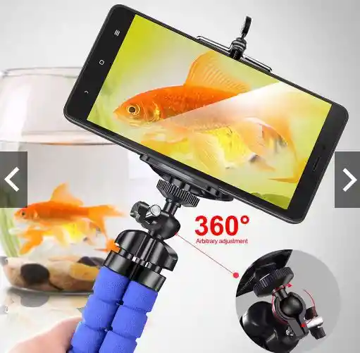 Soporte Universal De Pulpo Para Teléfono Móvil Selfie Flexibletrípode