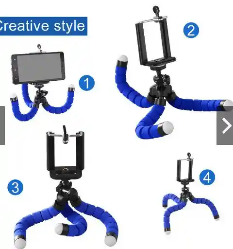 Soporte Universal De Pulpo Para Teléfono Móvil Selfie Flexibletrípode