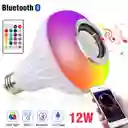 Bombillo Parlante Bluetooth Control Luz Rgb Musical Altavoz