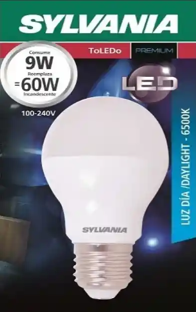 Sylvania Bombillo Led9W Toledo / Luz Blanca - Fria