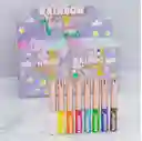 kit x 8 delineadores matte coloridos rainbow TRENDY ref re15