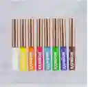 kit x 8 delineadores matte coloridos rainbow TRENDY ref re15