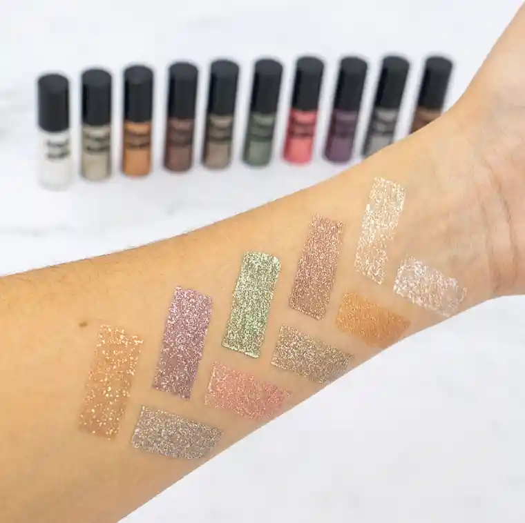  Delineador Glitter X 10 TRENDY Classic Glitter Ref Cg02 