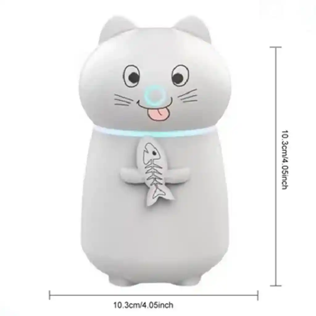 Humidificador De Ambiente 3en1 Gatito Usb Ultrasónico Aroma