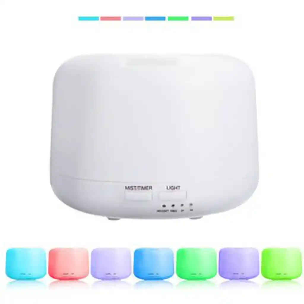 Humidificador De Niebla Fresca 500ml Mini 7 Llevó El Ambient