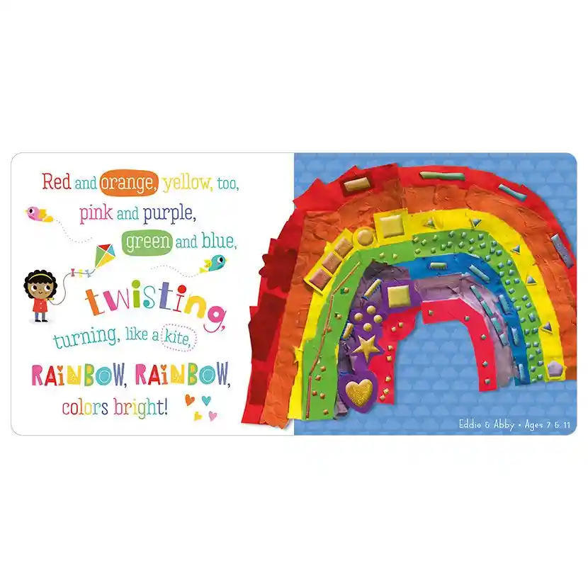 Libro Con Texturas Para Niños Bebe Colores Didáctico Rimas