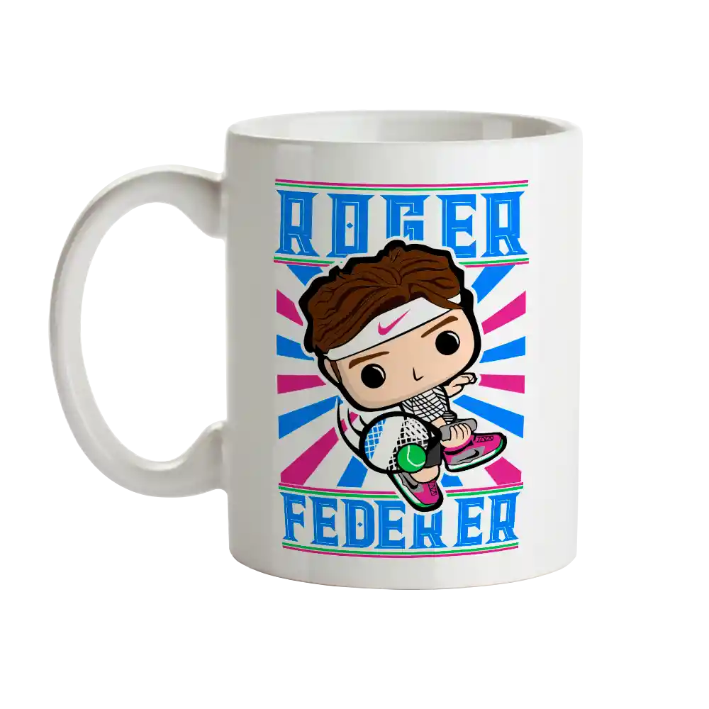 Mug Roger Federer Tipo Pop