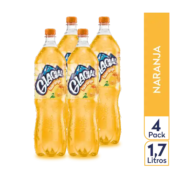 Glacial Naranja X 4 Und