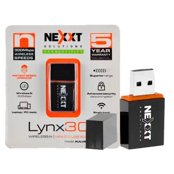 Adaptador Nexxt Usb Inalambrico Nano Lynx301