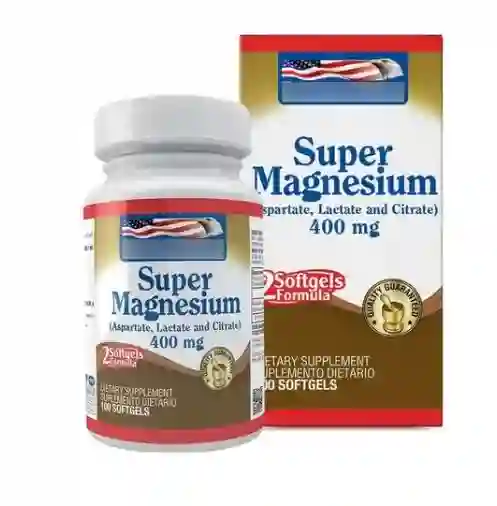 Super Magnesio 400mg X 100 Softgel