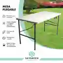 Mesa Plastica Plegable 122x60 Mesa Para Jardin Camping