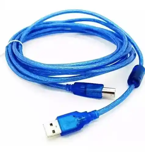 Cable Usb 2.0 Para Impresora 1.5 Metros Blindado Con Filtro