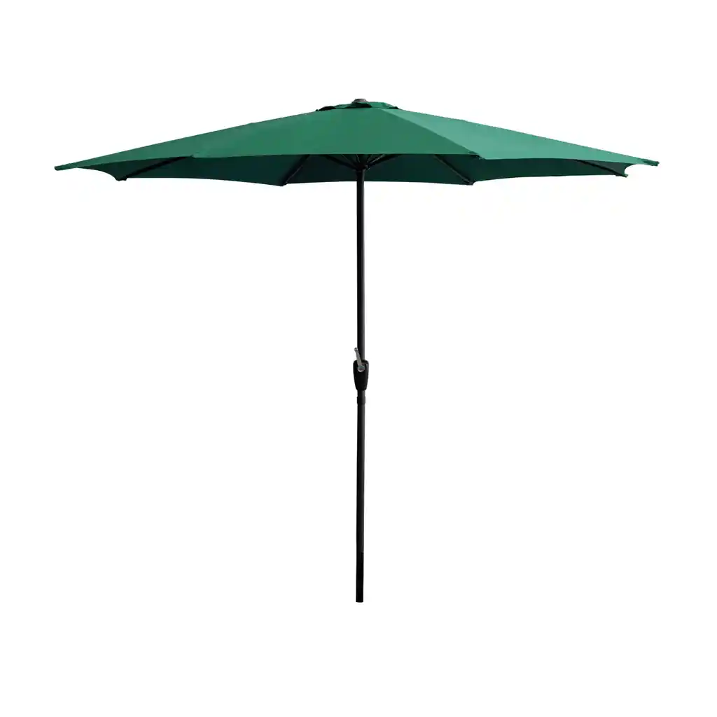 Parasol Sombrilla Playa 2.7 Metros De Altura Reforzado Verde