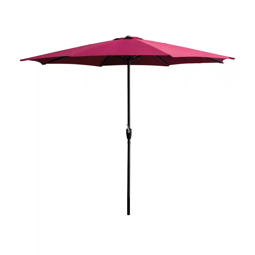 Parasol Sombrilla Playa 2.7 Metros De Altura Reforzado Rojo