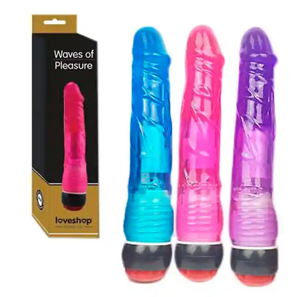 Pene Dildo Consolador Vibrador 22 Cms 10 Velocidades De Colores