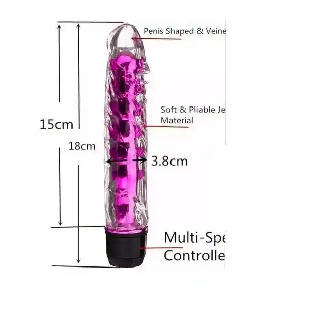 Pene Vibrador Candie Consolador De Colores