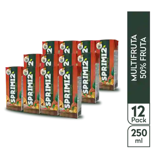 Sprimi2 Multifruta 50% X 12 Und