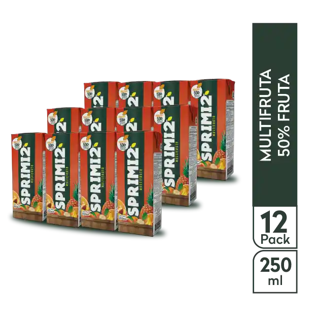 Sprimi2 Multifruta 50% X 12 Und