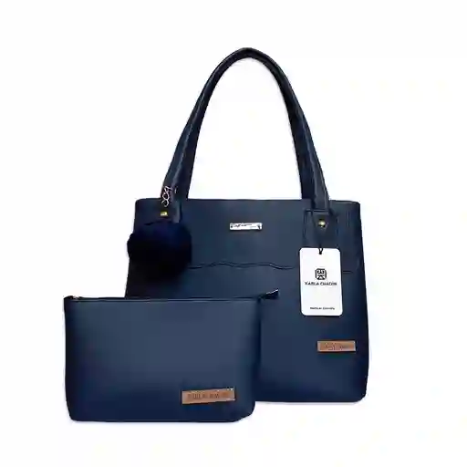 Cartera Bolso Mujer Dama Karla Chacon Gema Azul